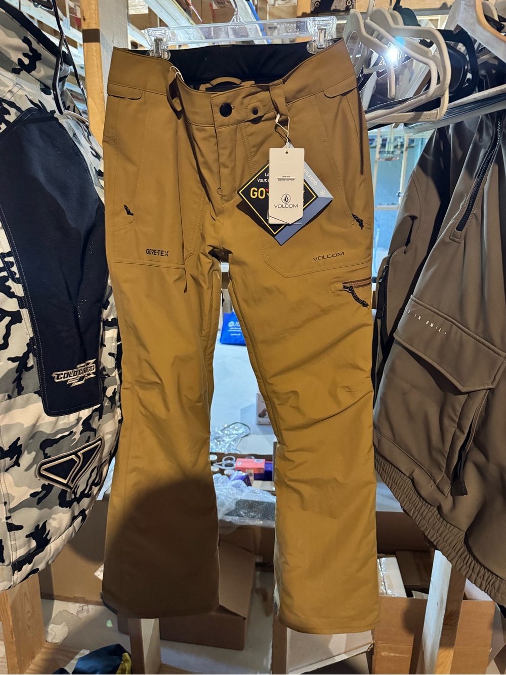 Volcom Women's GORE-TEX Brown Snow Pants